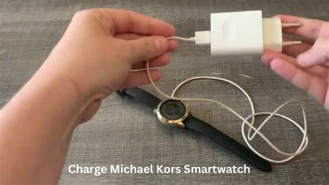 how do you charge a michael kors smartwatch|Michael Kors access smartwatch charger.